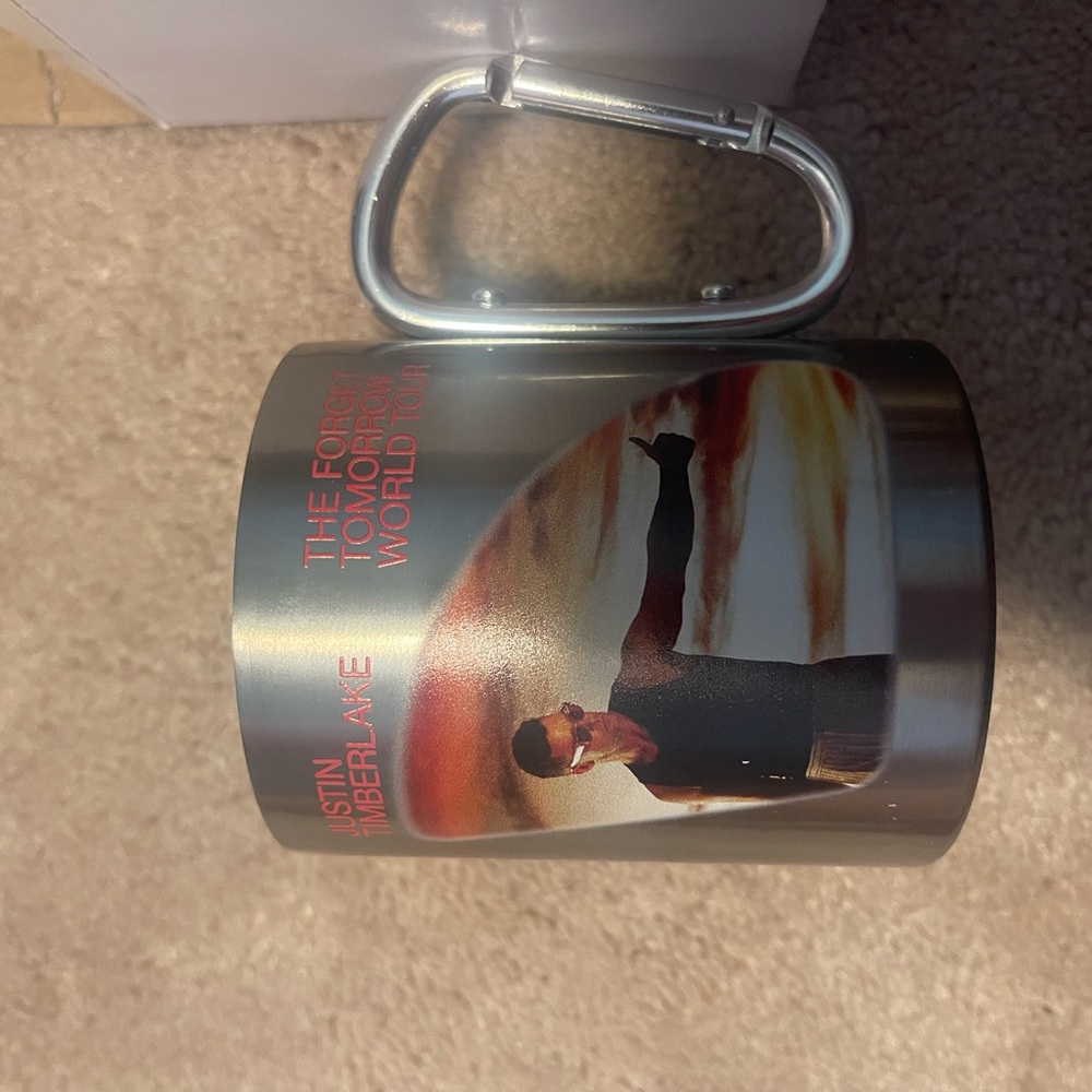 Justin Timberlake Tour Mug with Carabiner